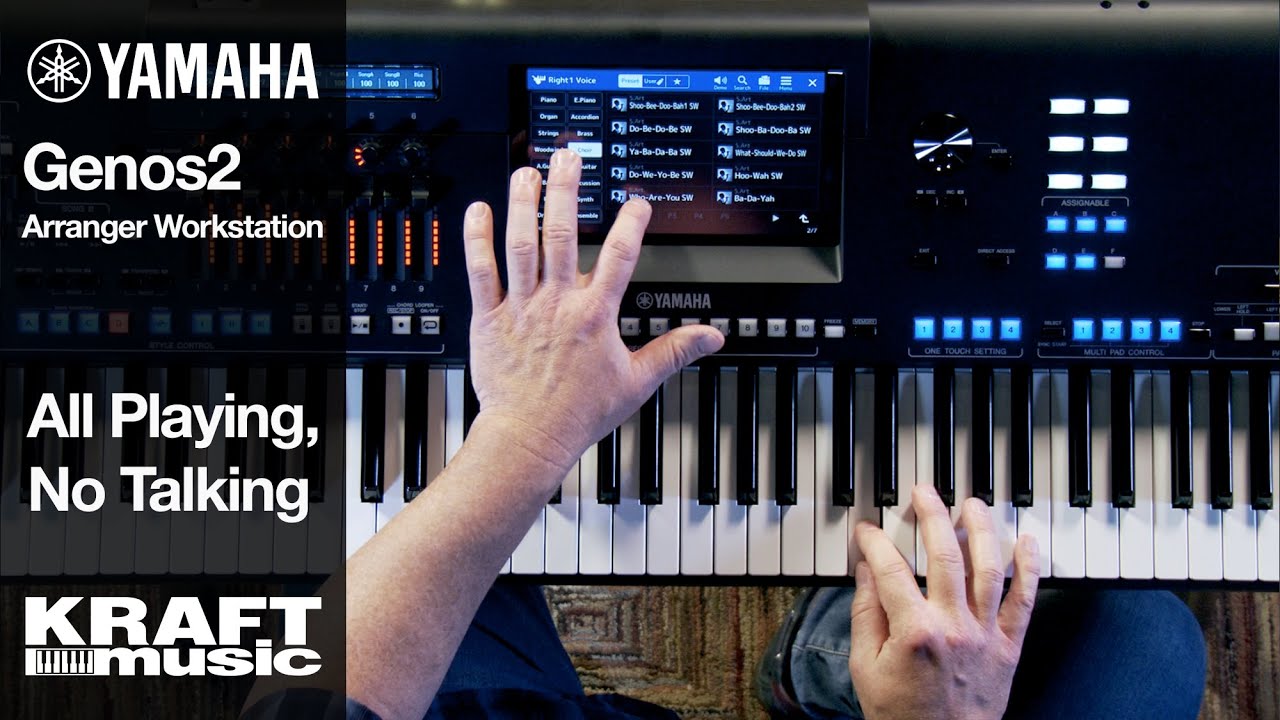 Yamaha Genos2 Arranger Workstation - All Playing, No Talking