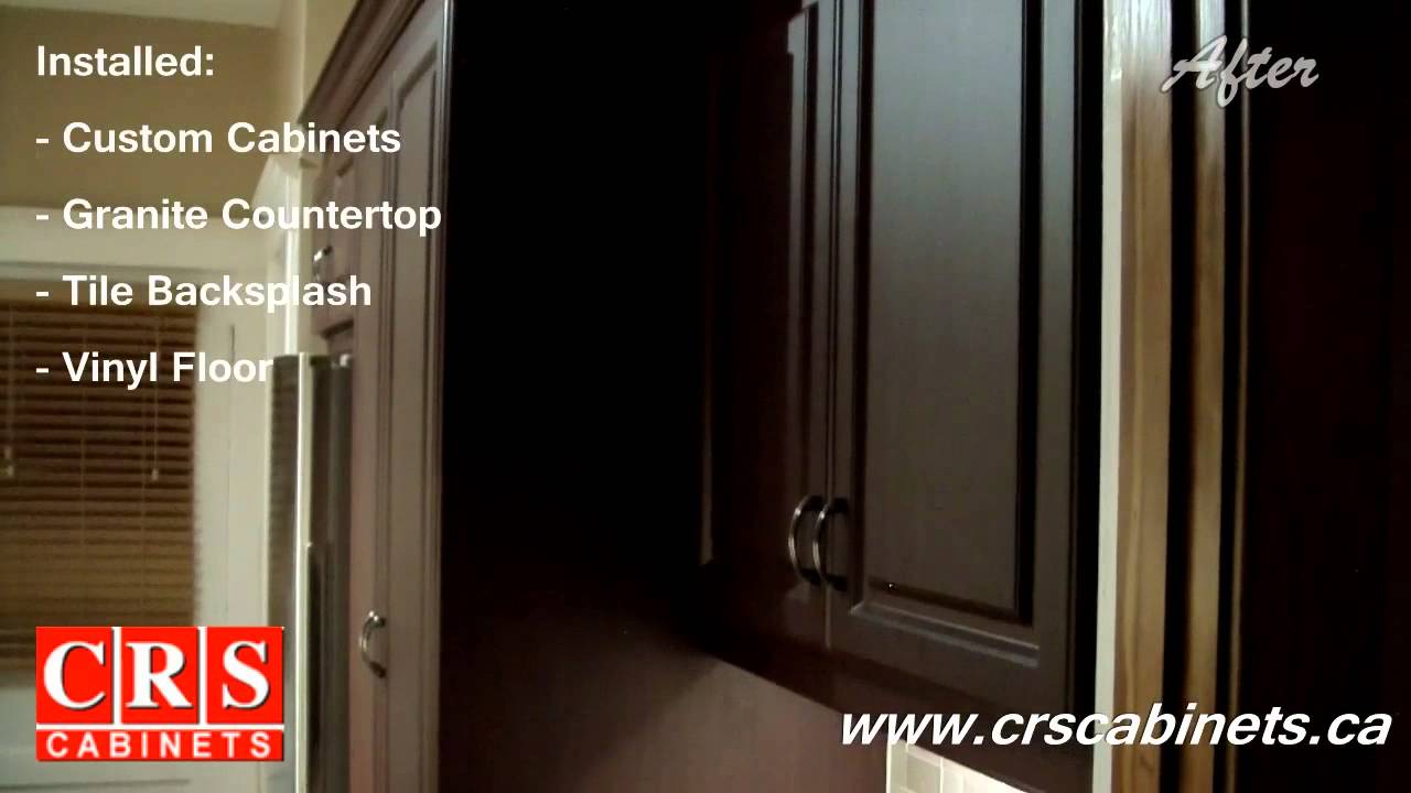 Kitchen Cabinets by CRS Hamilton - Brazilian Walnut Door Style 9100