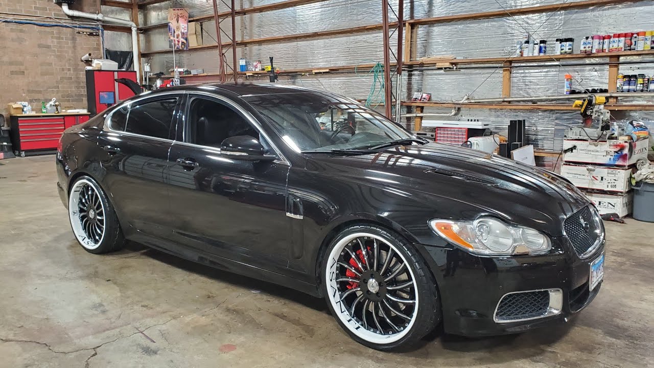 MOUNTING UP THIS SUPERCHARGED JAG ON ASANTI WHEELS