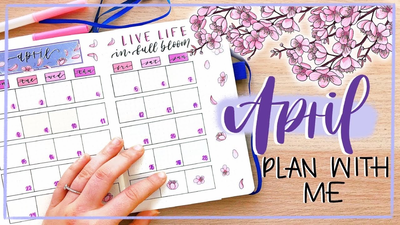 Plan With Me || April 2019 Bullet Journal Setup