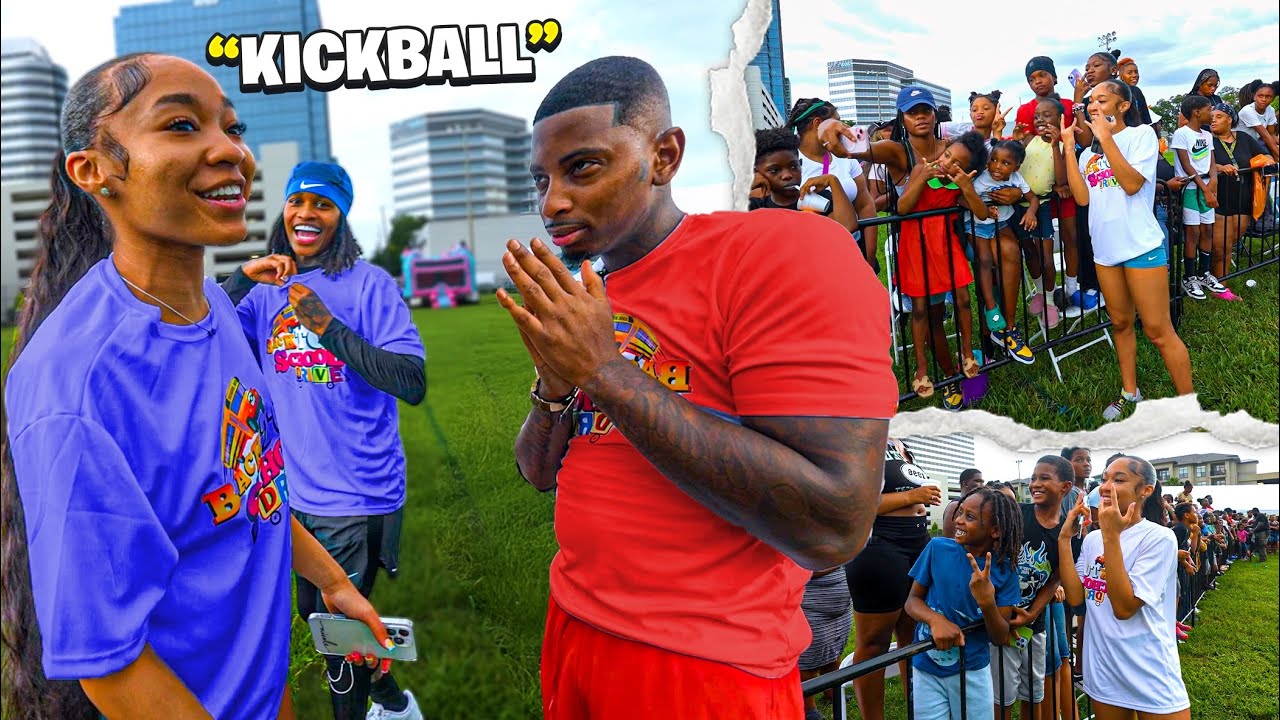 KICKBALL SHOWDOWN WITH FUNNYMIKE | BACK TO SCHOOL DRIVE…