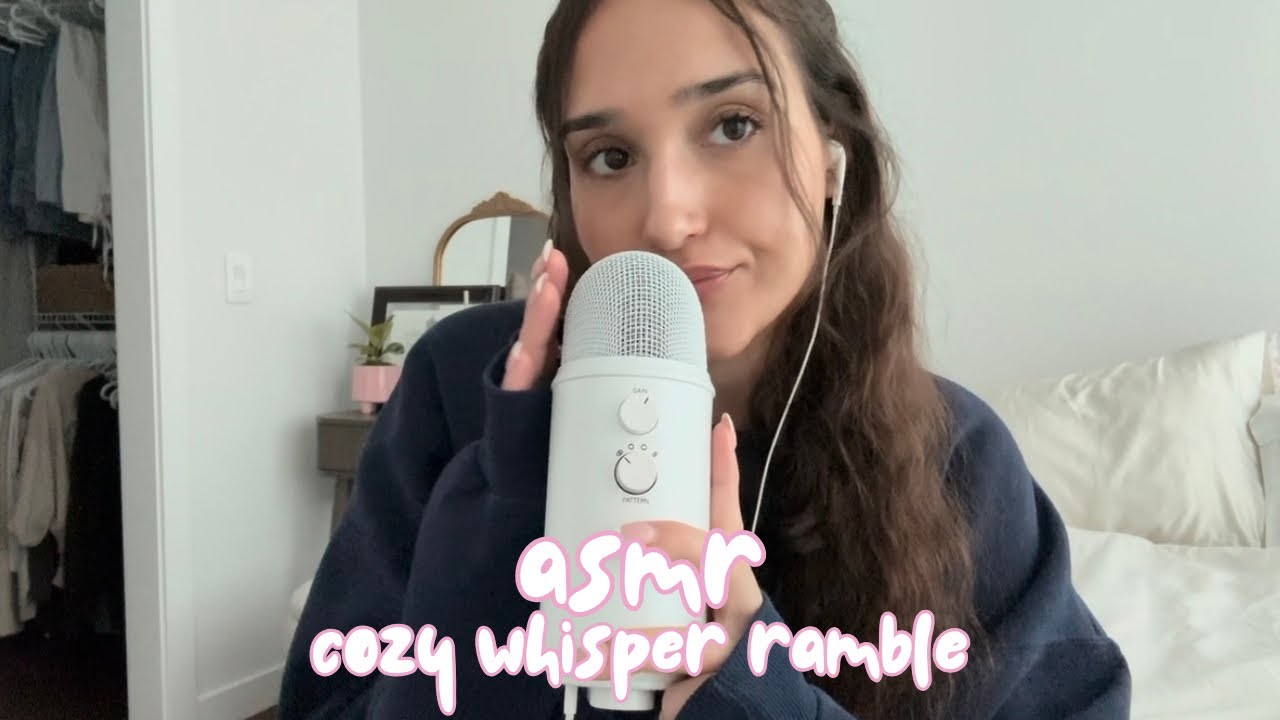 asmr - cozy whisper ramble ☁️🧺💌