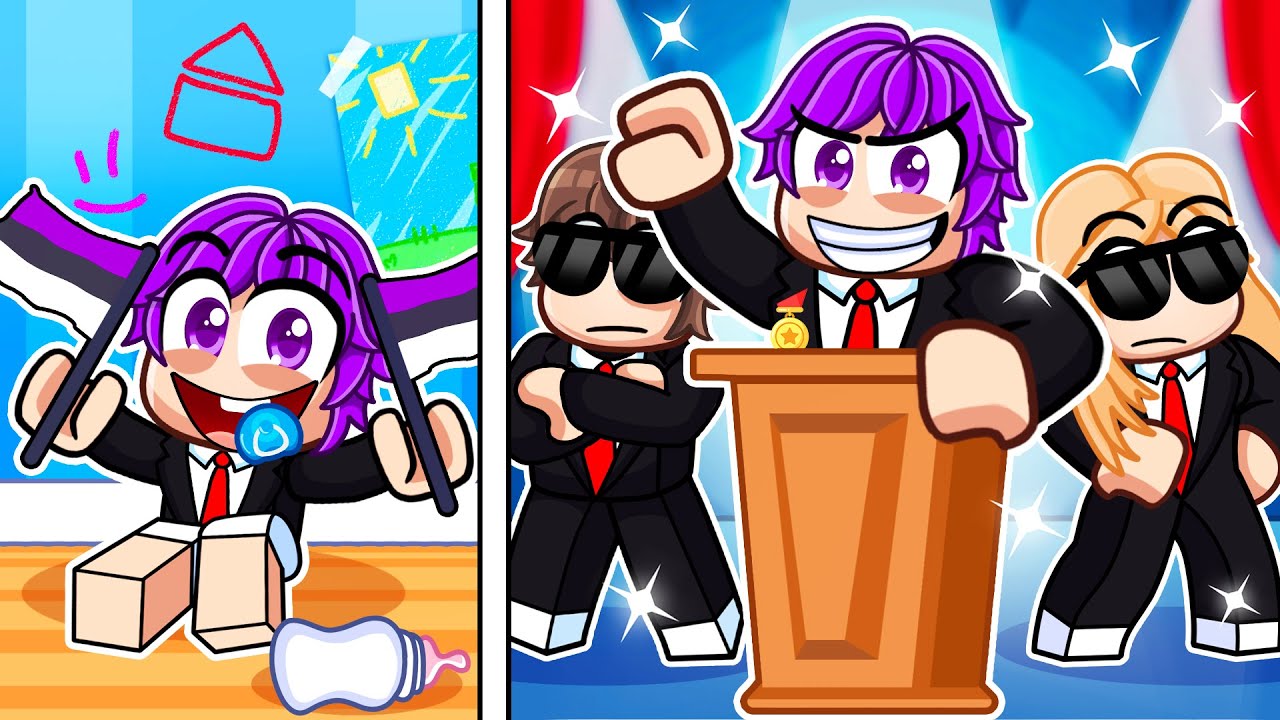 BIRTH To President In Roblox SNAPCHAT!