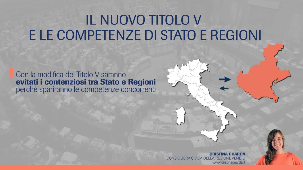 03 - Il nuovo Titolo V e le Competenze di Stato e Regioni