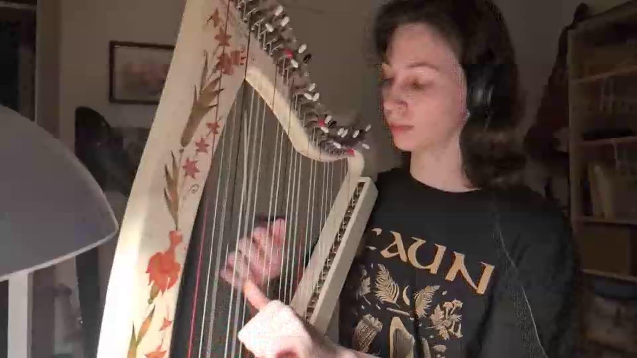 Evening harp practice