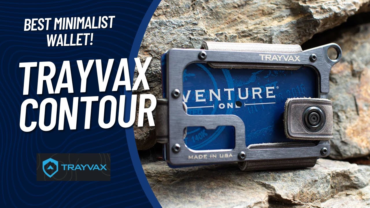 Trayvax Contour: Minimalist wallet unboxing and review!