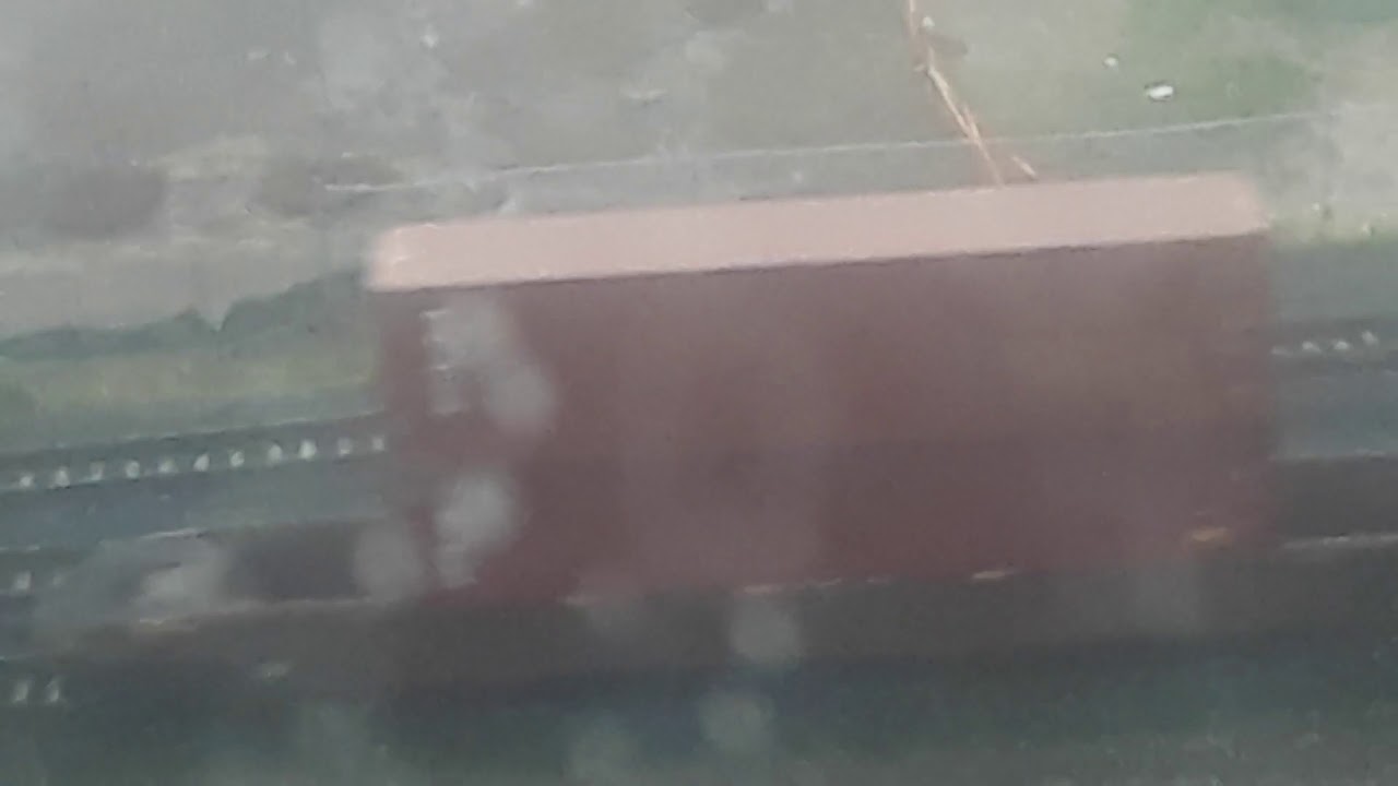 CP 9716 on back of cargo train