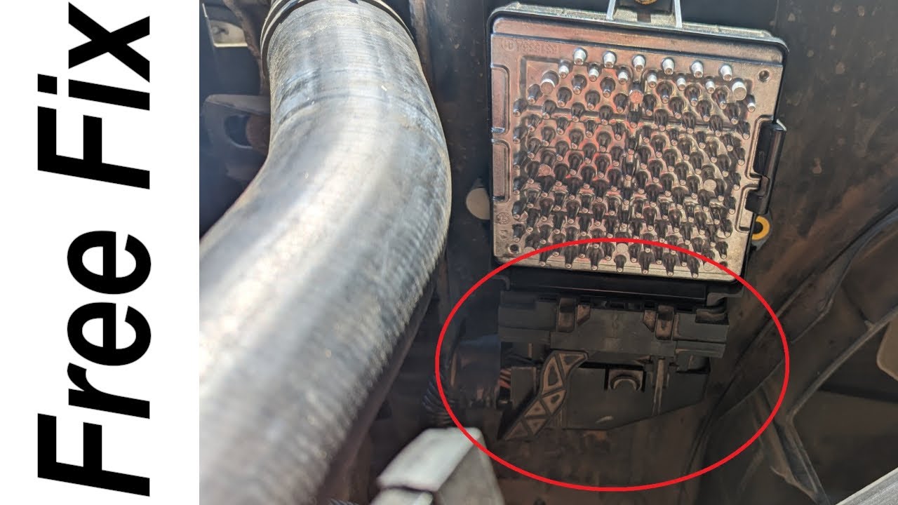Как починить разъем Duramax TCM (u0101)