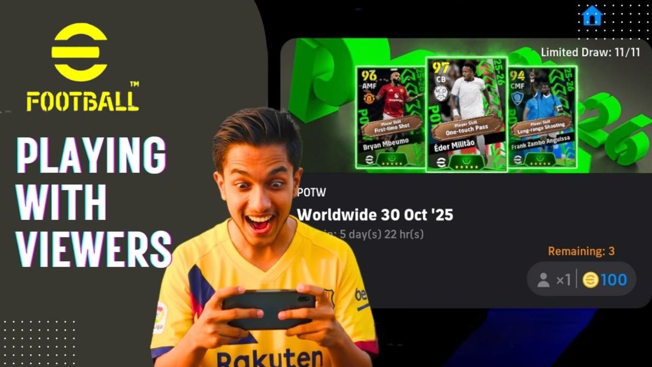 eFootball 2026 LIVE! Playing with Viewers in Online Matches