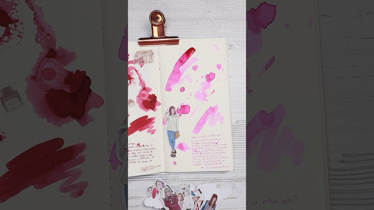 Lights on Broadway en mi cuaderno de tintas @ferriswheelpress3796 #fountainpen #journaling