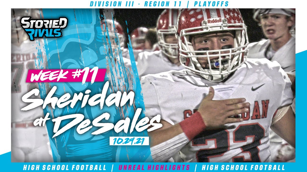 Sheridan at DeSales 🏈 | Playoff Highlight [10/29/21]