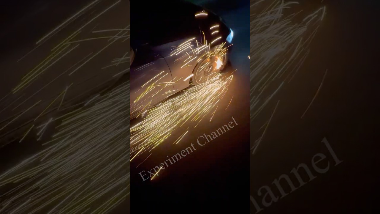 I turned my car into a firework #shorts #trick #fireworks