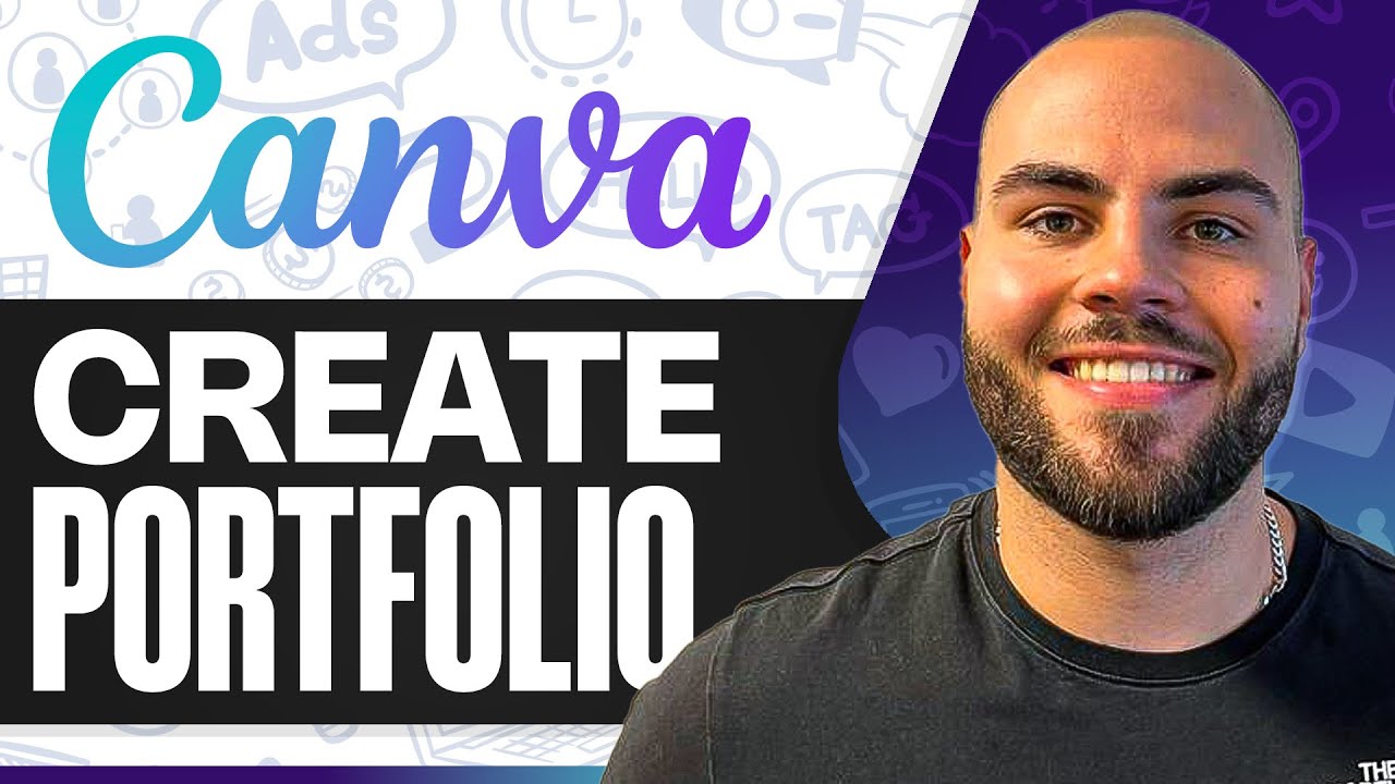 Как создать портфолио с помощью Canva 2025 (БЕСПЛАТНЫЙ сайт портфолио)
