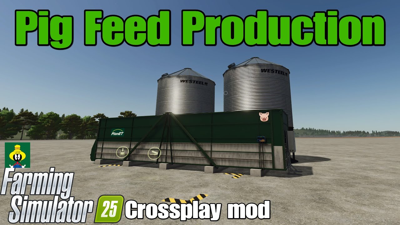 Производство кормов для свиней / Кроссплатформенный мод FS25