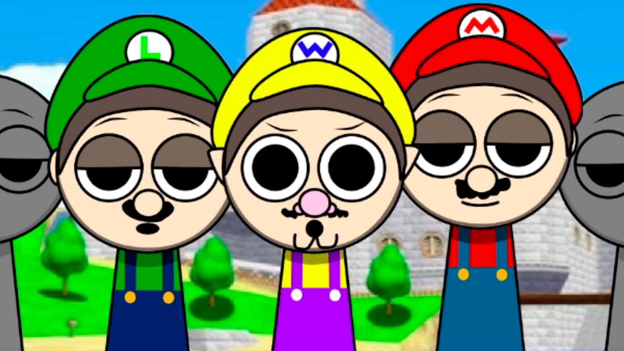 Super Sprunki Mario Bros - Horror and Normal Version