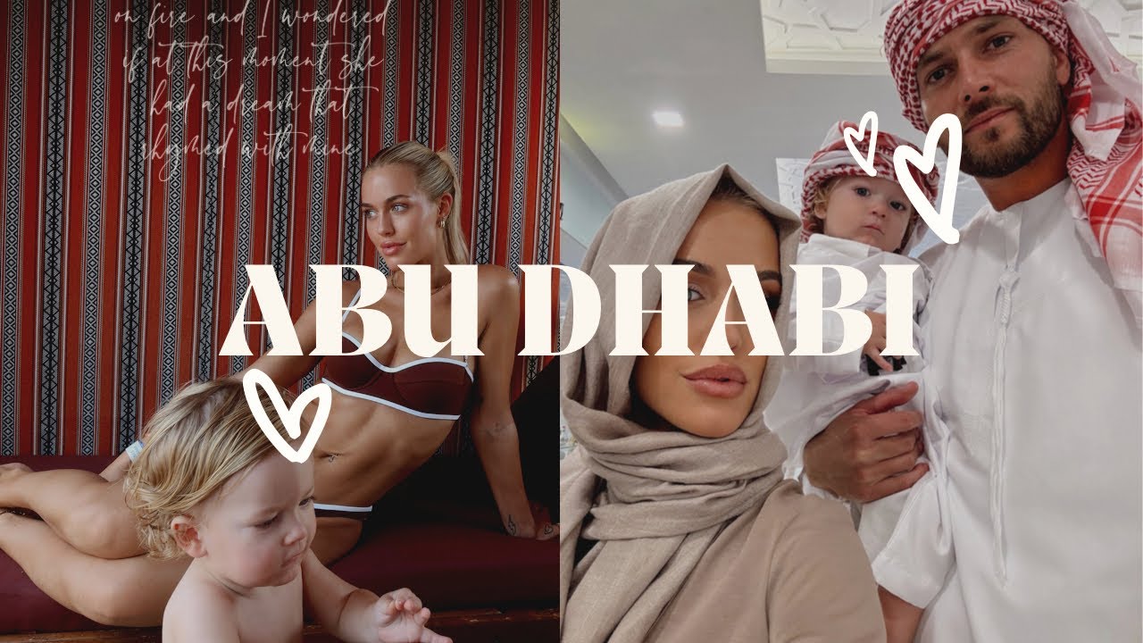 Come with us on our trip to Abu Dhabi 🤍 with visit Abu Dhabi ✈️✨
