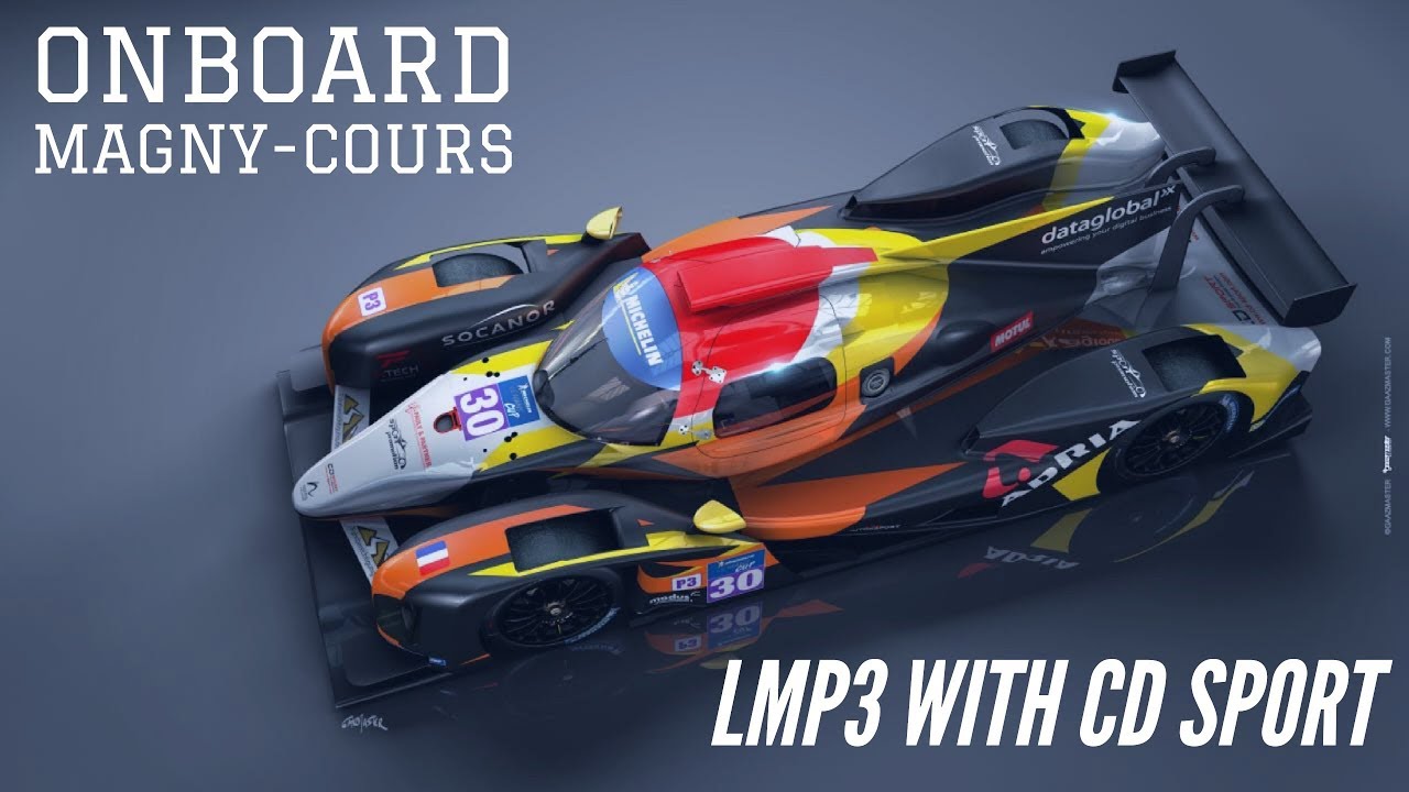 Onboard wet Magny-Cours - Norma M30 LMP3 with CD Sport