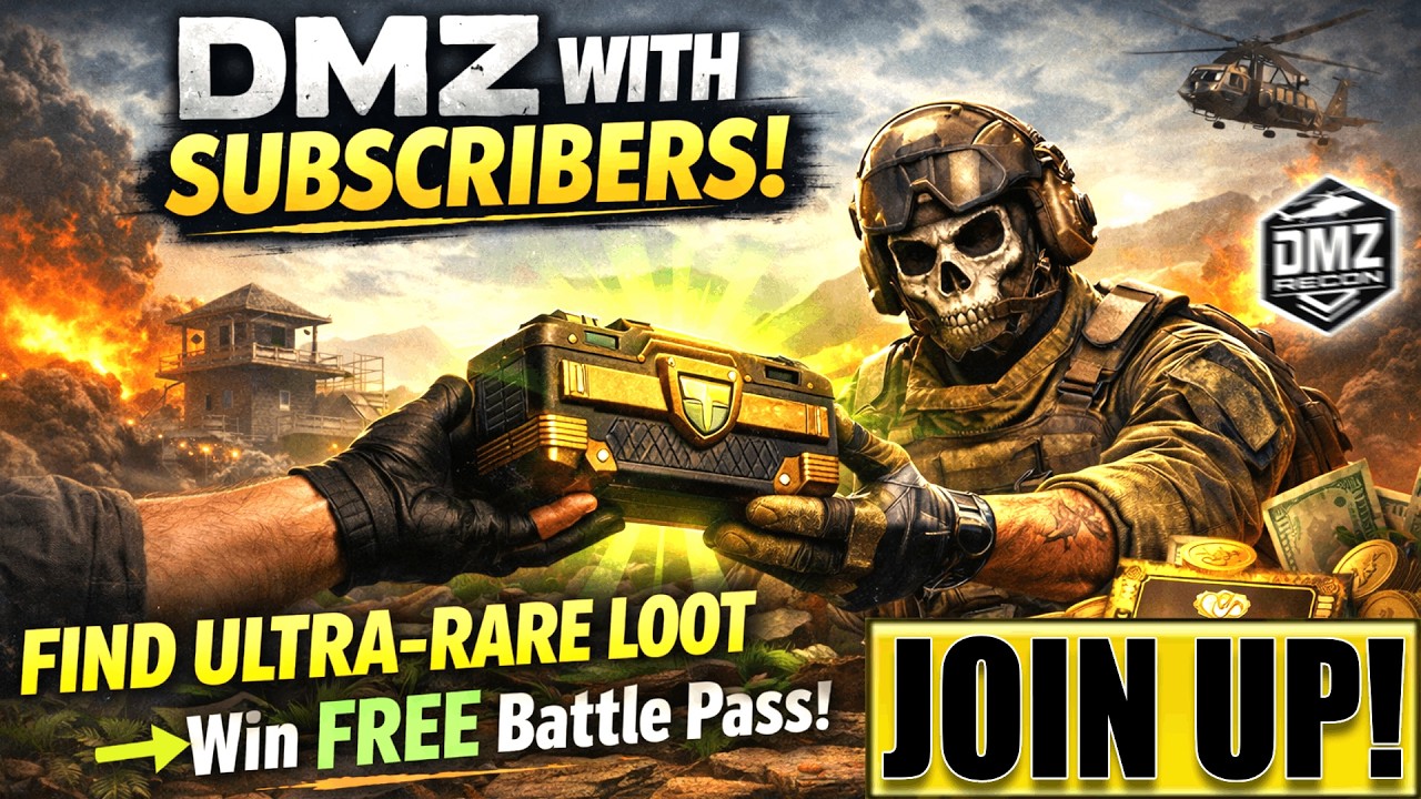🔴 LIVE: DMZ RECON LIVE: Ultra-Rare Hunt = FREE Battle Pass 🔥 WITH SUBS  | JOIN UP 