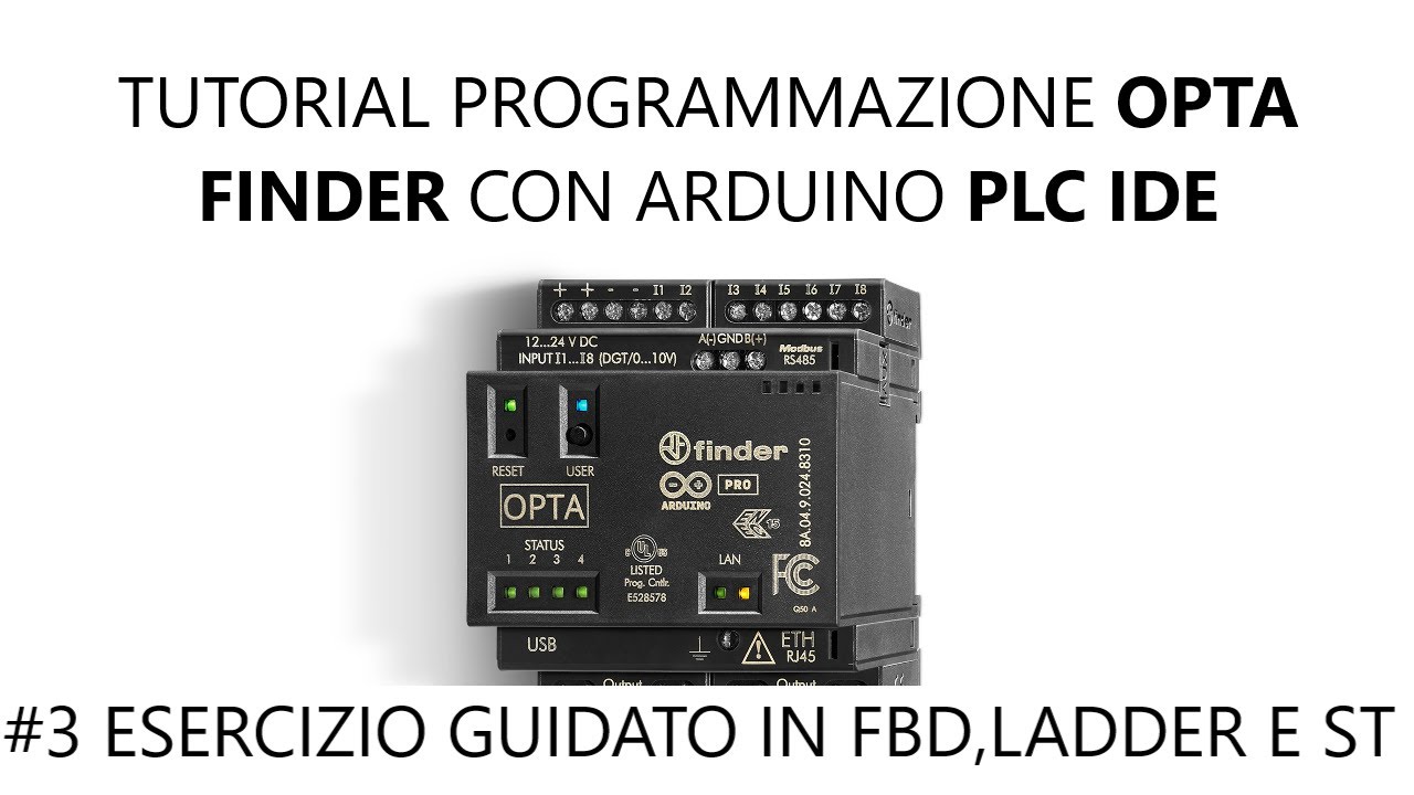 tutorial programmazione Opta Finder con Arduino PLC IDE #3