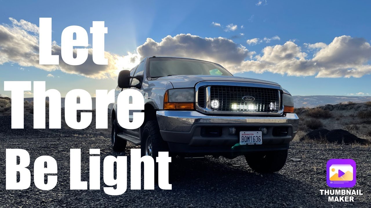 Ford Excursion Hidden Light Bar: Install