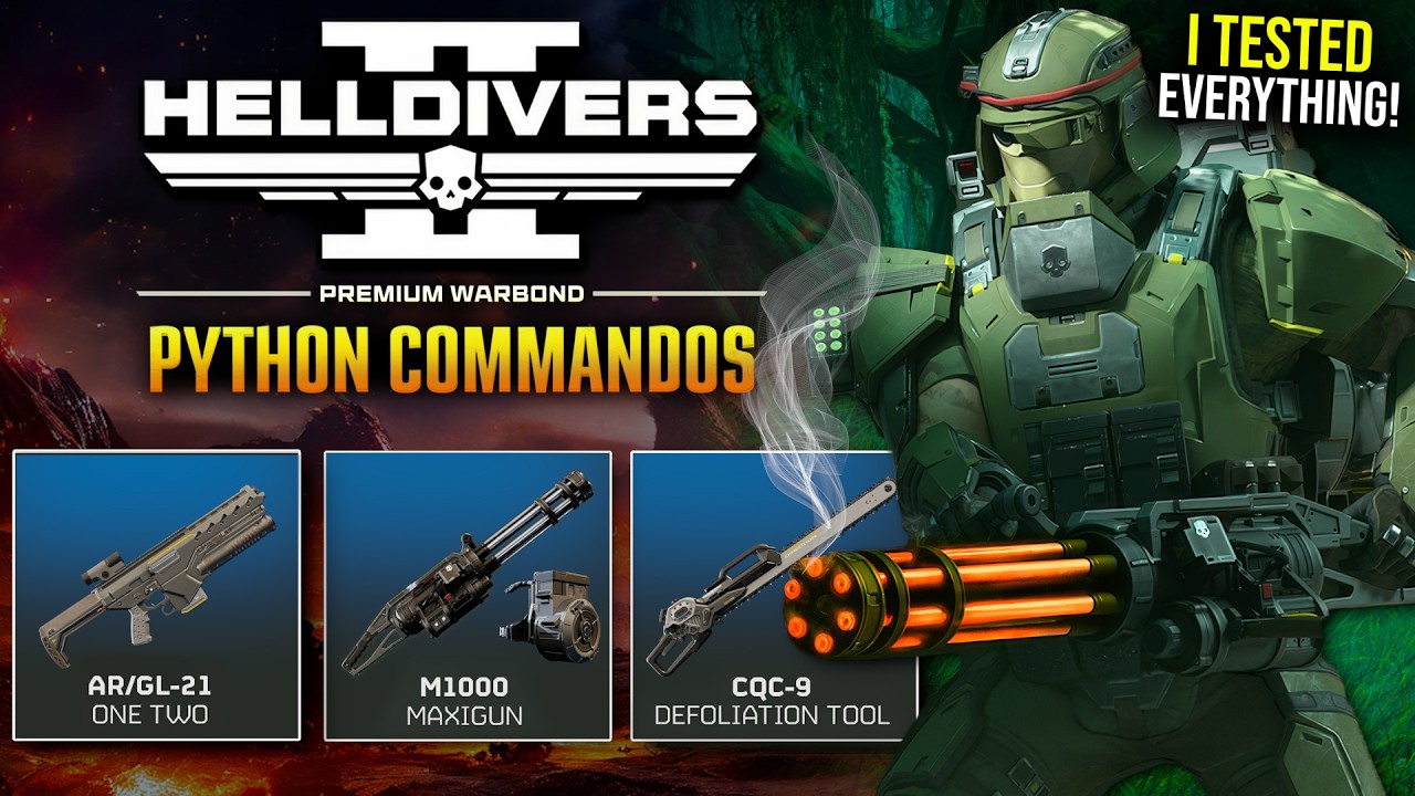 Helldivers 2 — Мои впечатления после тестирования новых боевых облигаций Python Commandos.
