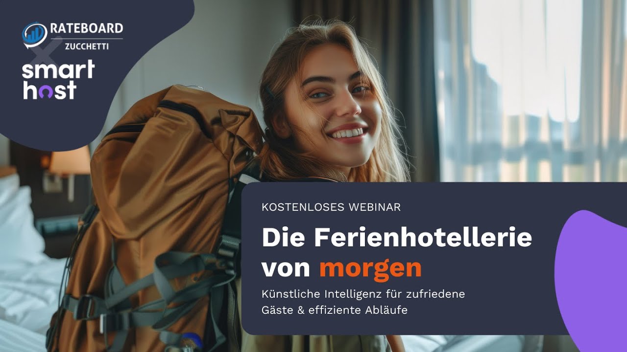 Moderne Ferienhotellerie von morgen: Künstliche Intelligenz im Einsatz | Webinar 10.09.24