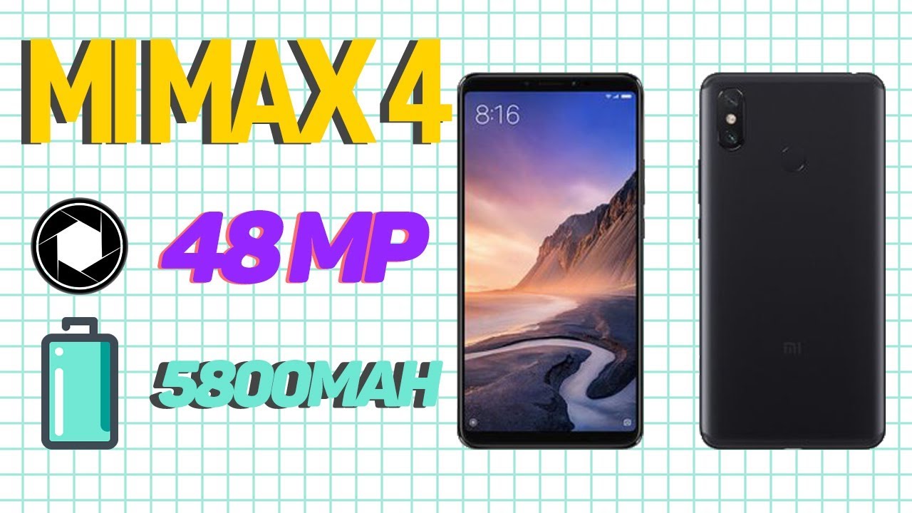 Xiaomi Mi Max 4 v&agrave; Mi Max 4 Pro camera 48MP pin khủng 5800