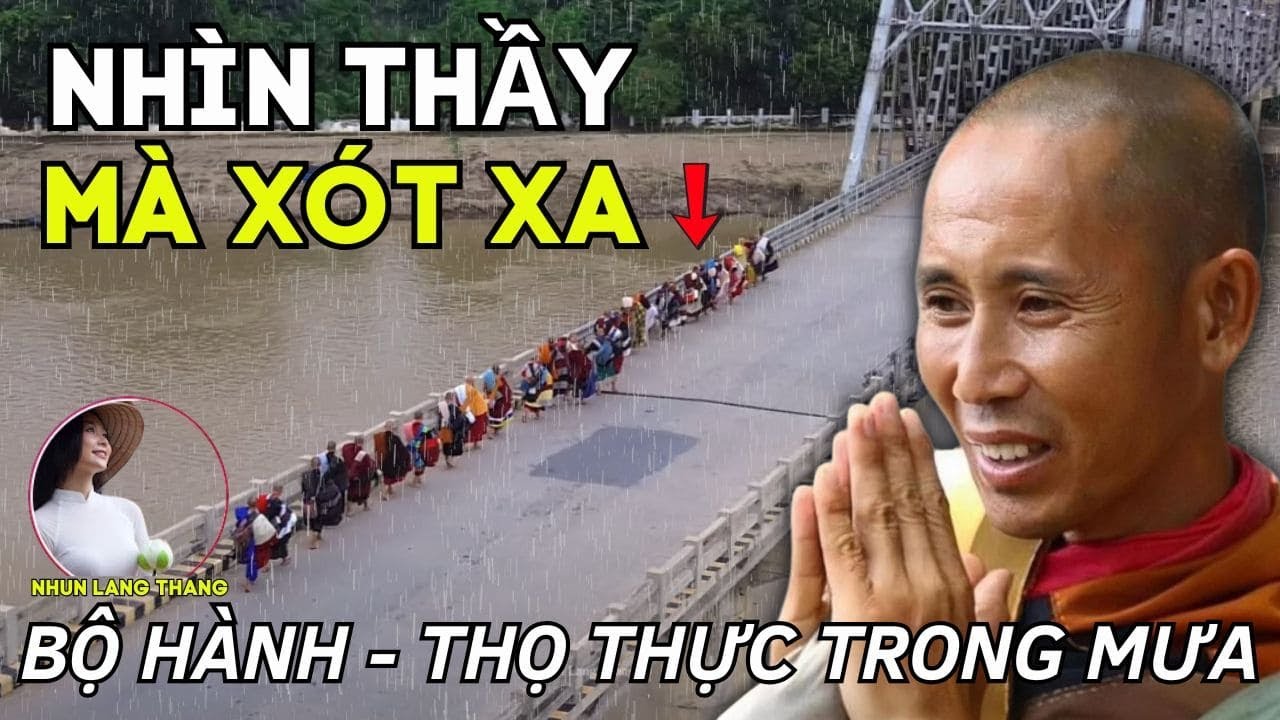 Kỷ Niệm Đẹp Thầy Minh Tuệ Và Tăng Đoàn Khi Bộ Hành Qua Cầu Sông Hằng - Varanasi India #nhunlangthang