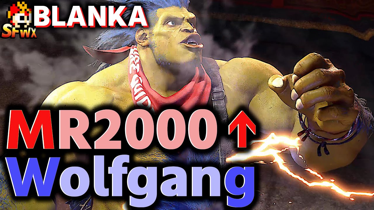 SF6: Wolfgang  MR2000 over Blanka  VS Luke | sf6 SFWX StreetFighter6 sfvi 4K
