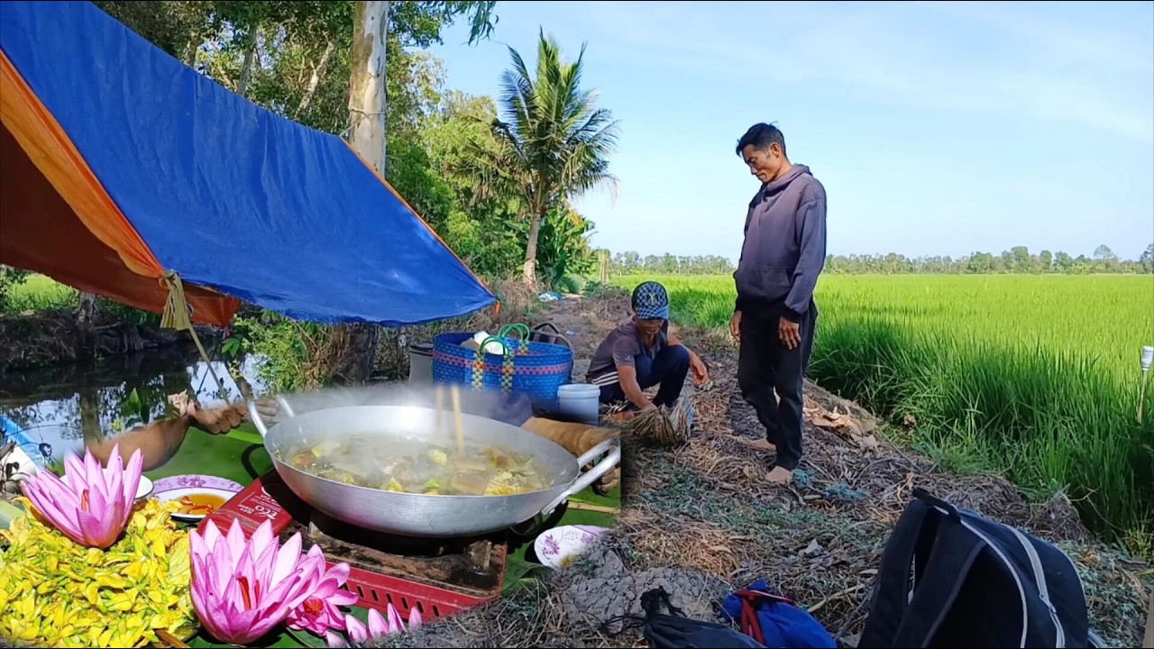 Tập 50 _ Trải nghiệm cắm câu đêm ll Làm nồi Lẩu mắm Lai rai cùng sư phụ cắm câu
