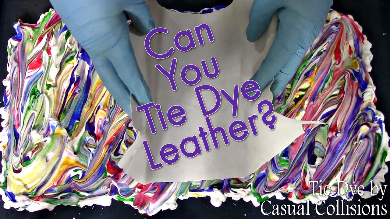 Can You Tie Dye Leather?