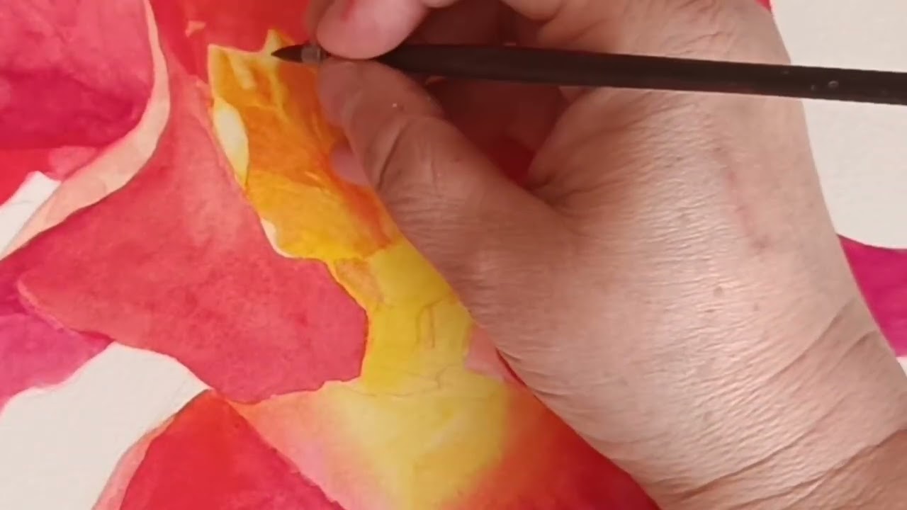 Magie de l'aquarelle : conseils pour débuter - fleur d'iris