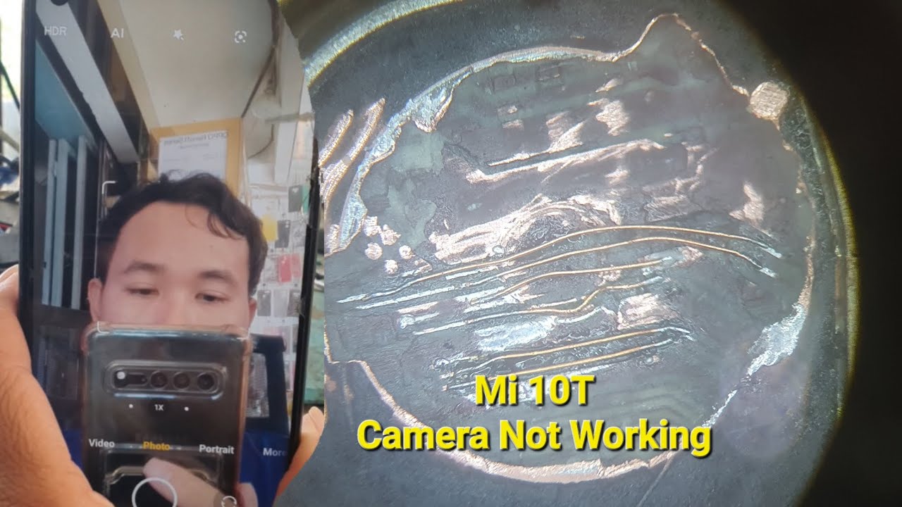 Redmi 10T Pro Long Screw Damage Camera not working