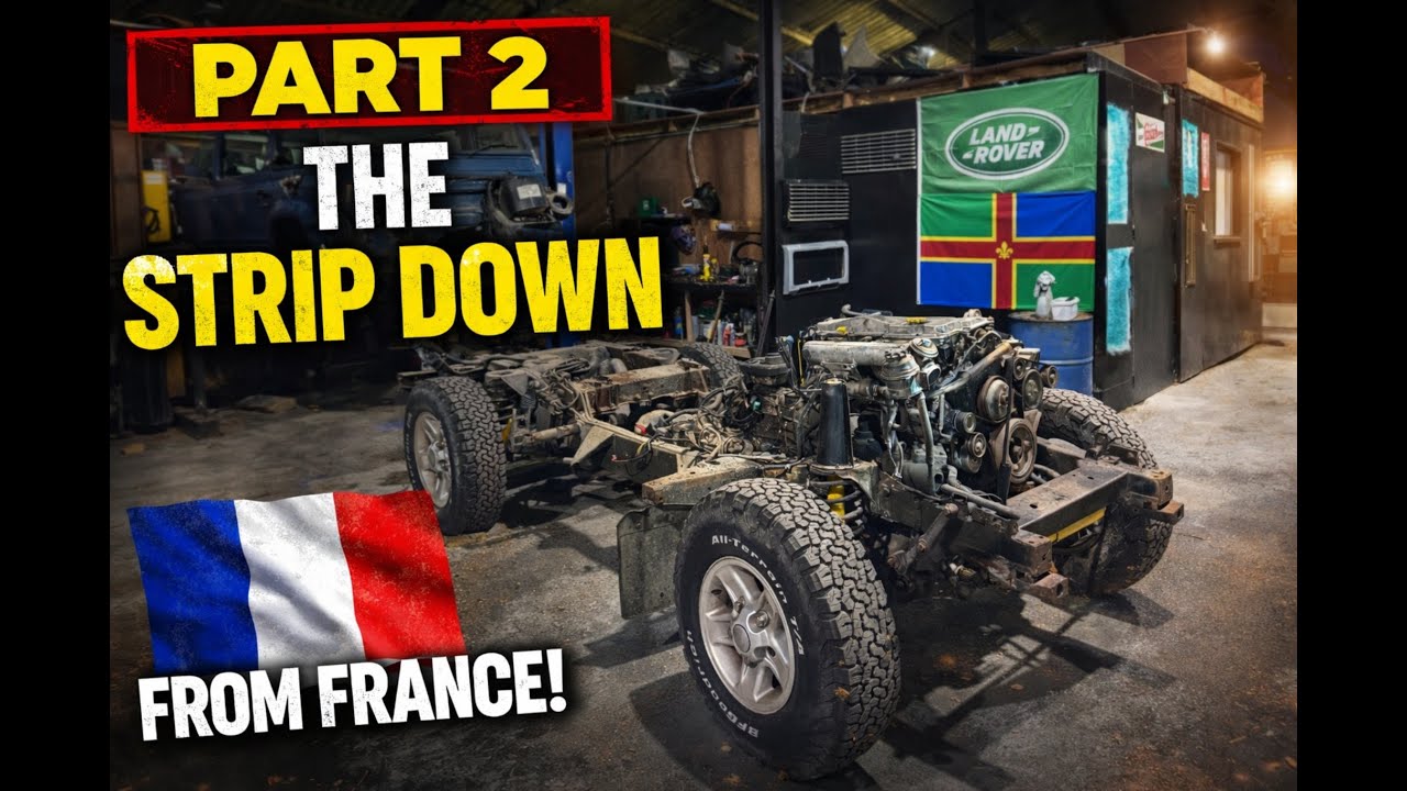 This Land Rover TD5 Came From France… Now We Strip It to the Chassis (Part 2)