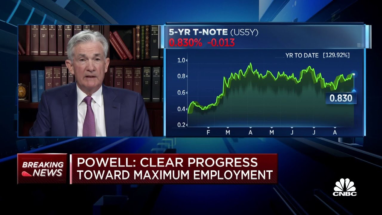 Fed Chair Jerome Powell: Delta variant presents a near-term risk for full employment