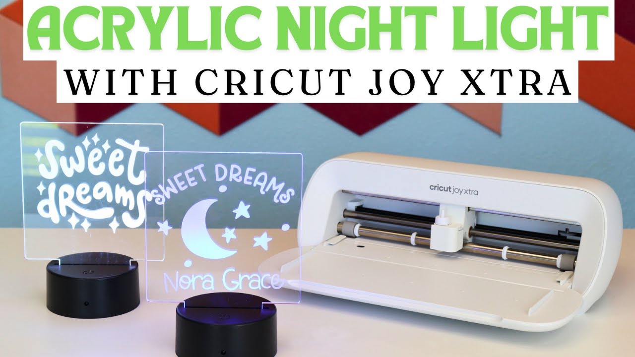 Cricut night light - Create a Clear Acrylic Design Without Engraving