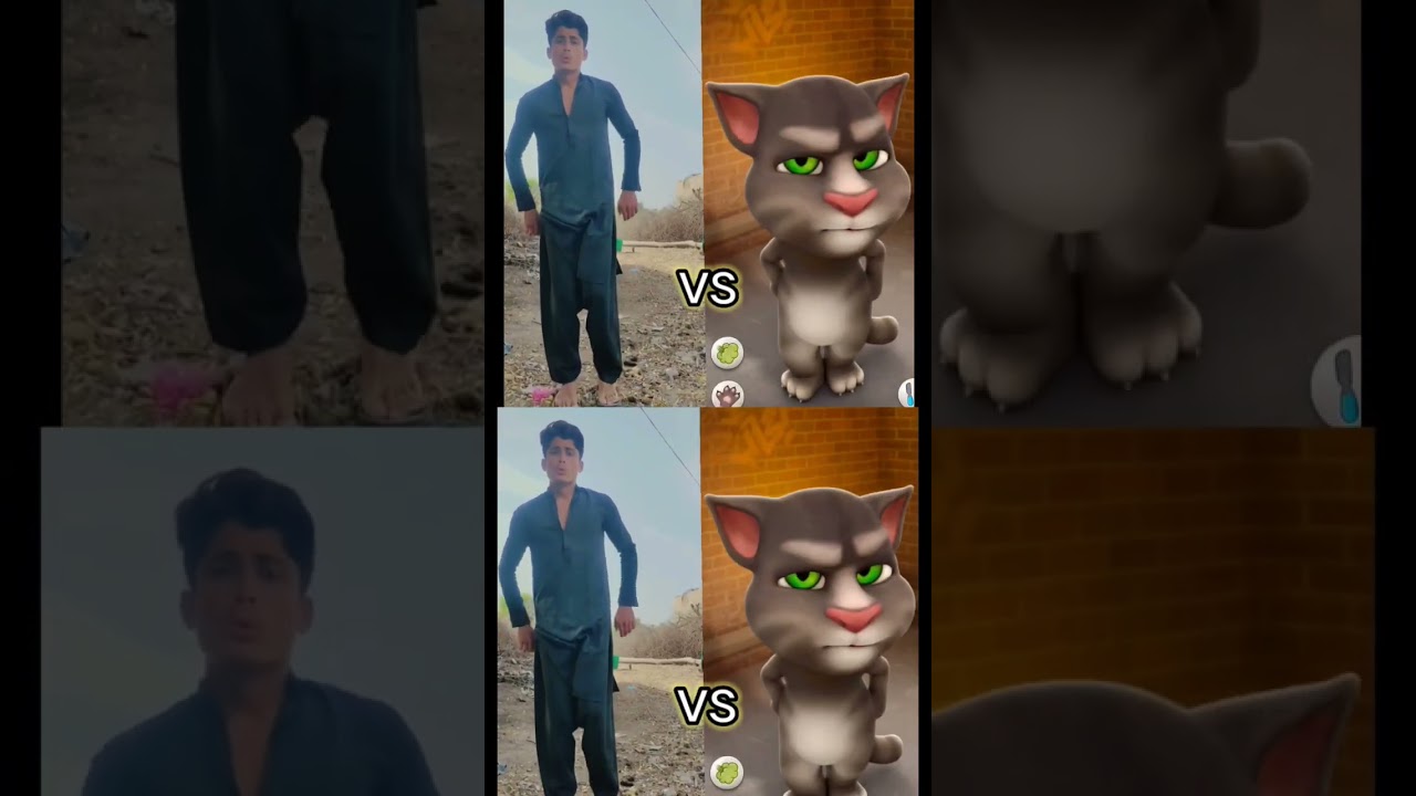 talking Tom 2 vs extra real life fun by Cat Game 😂😂🤣🤣 #youtubeshorts #cosplay #shorts