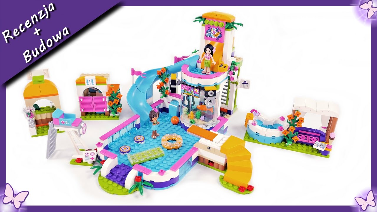 Letni basen w Heartlake ♥ Nowość 2017 ♥ Budowanie klocków Lego Friends 41313