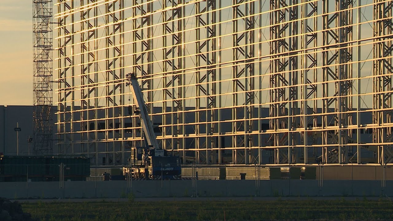 In beeld: de bouw van het megacomplex van Inditex in Lelystad