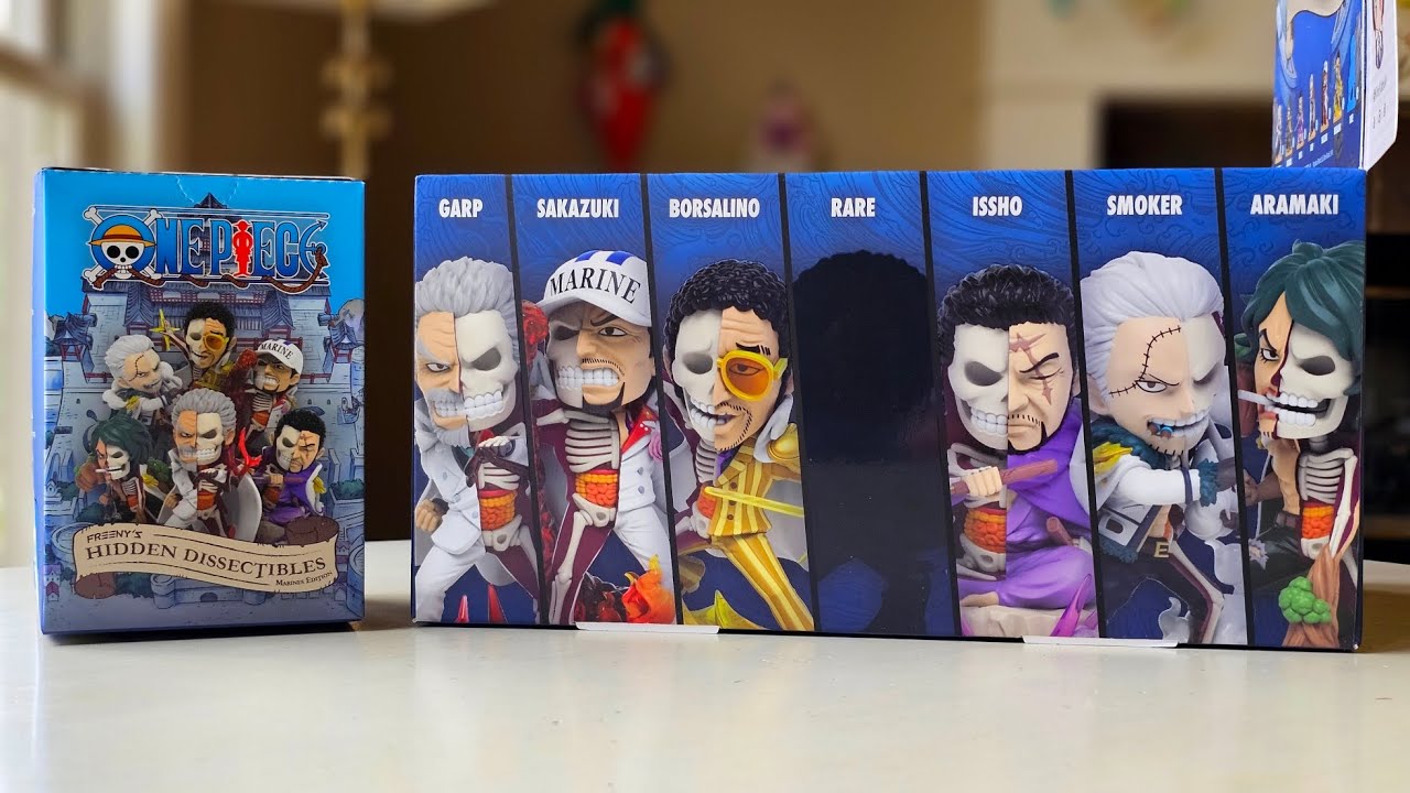 💪 One Piece: Marines Edition, Mighty Jaxx Freeny's Hidden Dissectibles blind box case unboxing!