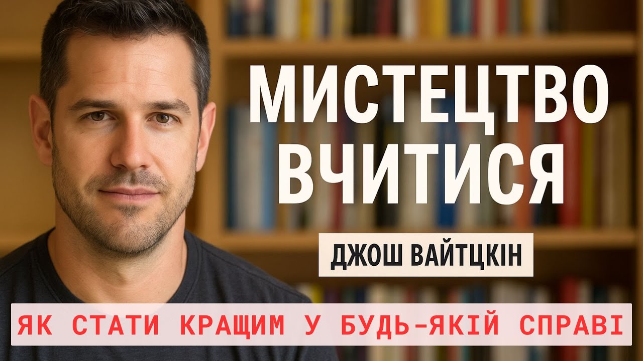 Мистецтво вчитися Джош Вайтцкін Як стати кращим Практична психологія Аудіокниги українською Книги