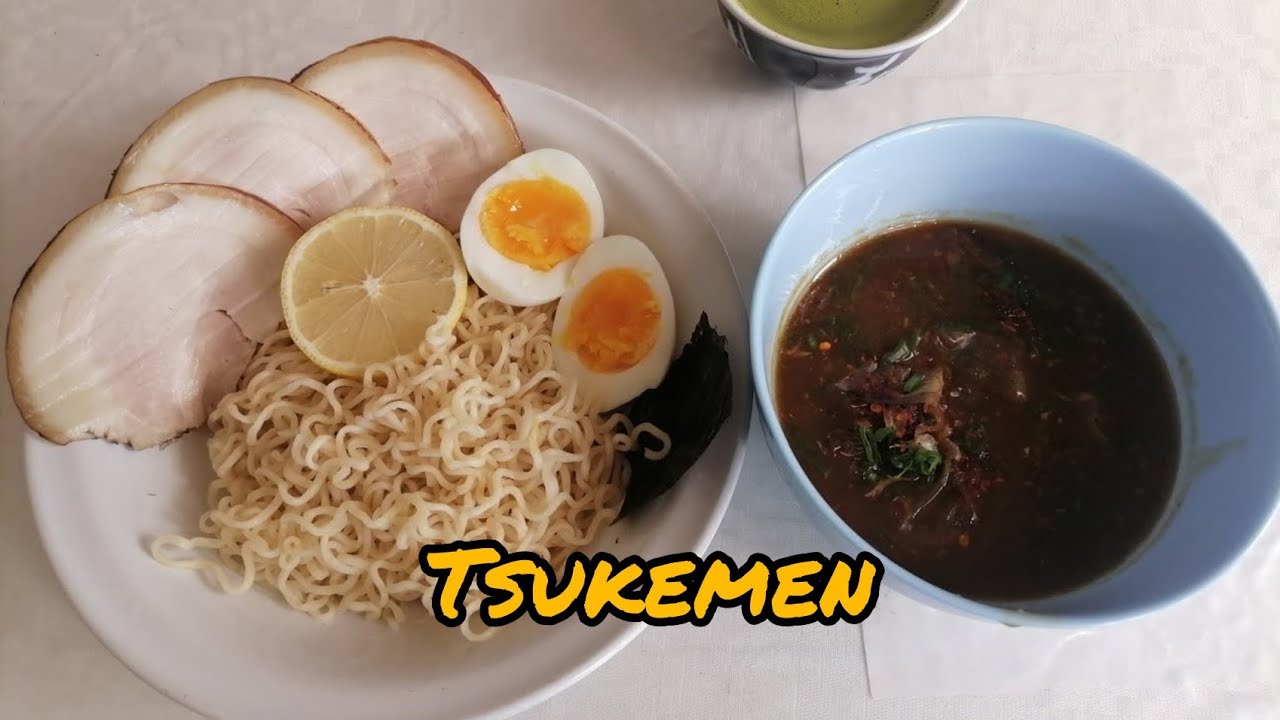 Cómo hacer Tsukemen con ramen instantáneo