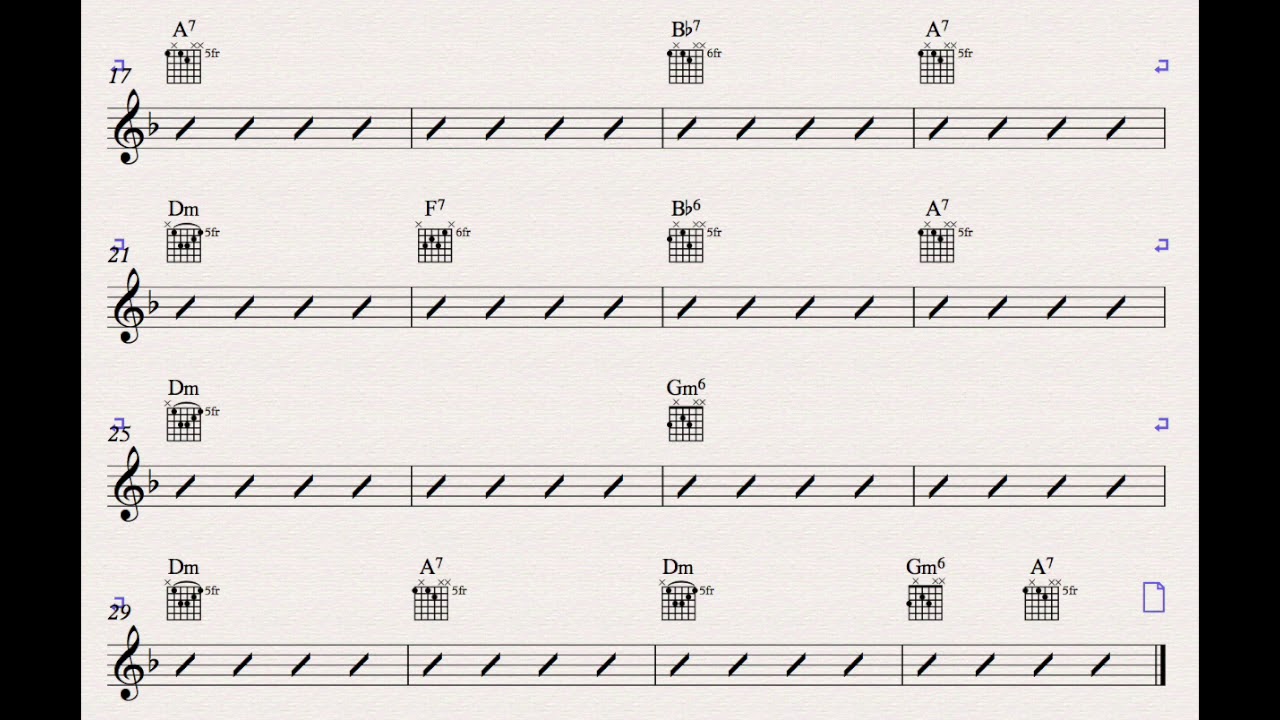 Russian Lullaby Gypsy Jazz Backing track