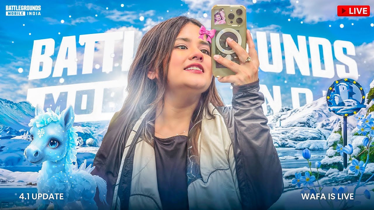 Playing With Subscribers & Randoms 💙 | BGMI💥| WAFA IS LIVE #bgmi #shorts #shortlive #girlgamer