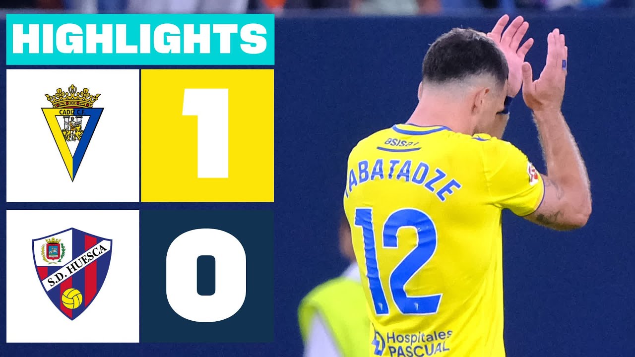 C&Aacute;DIZ CF 1 - 0 SD HUESCA | RESUMEN LALIGA HYPERMOTION