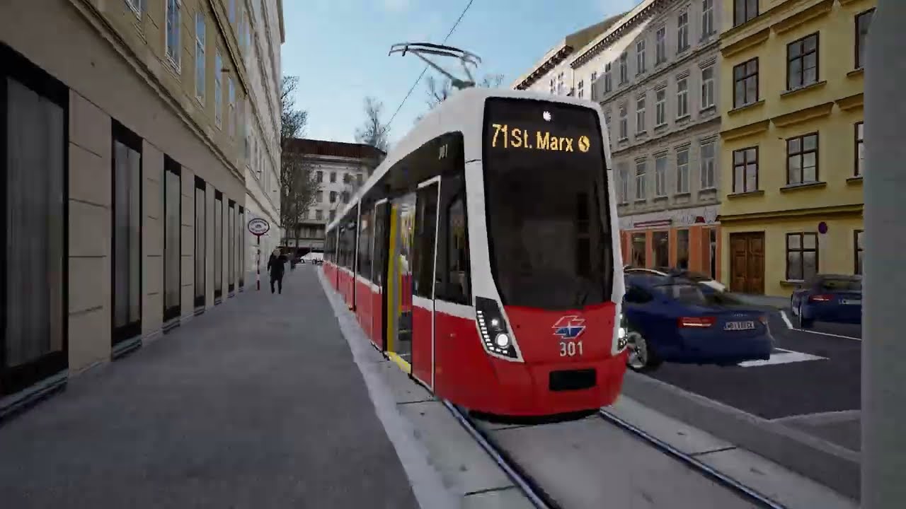 TramSim Vienna - Eine Runde auf der Linie 71