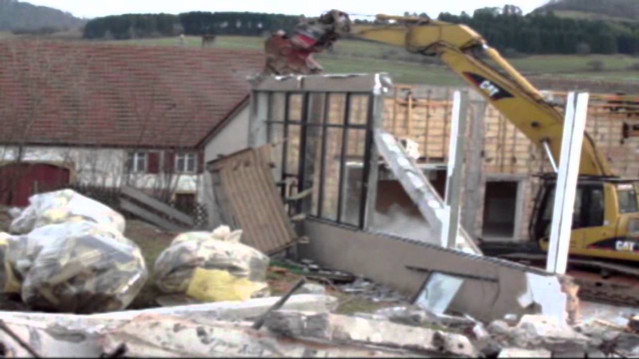 Abbruch Gemeindehalle Gunningen Teil 2