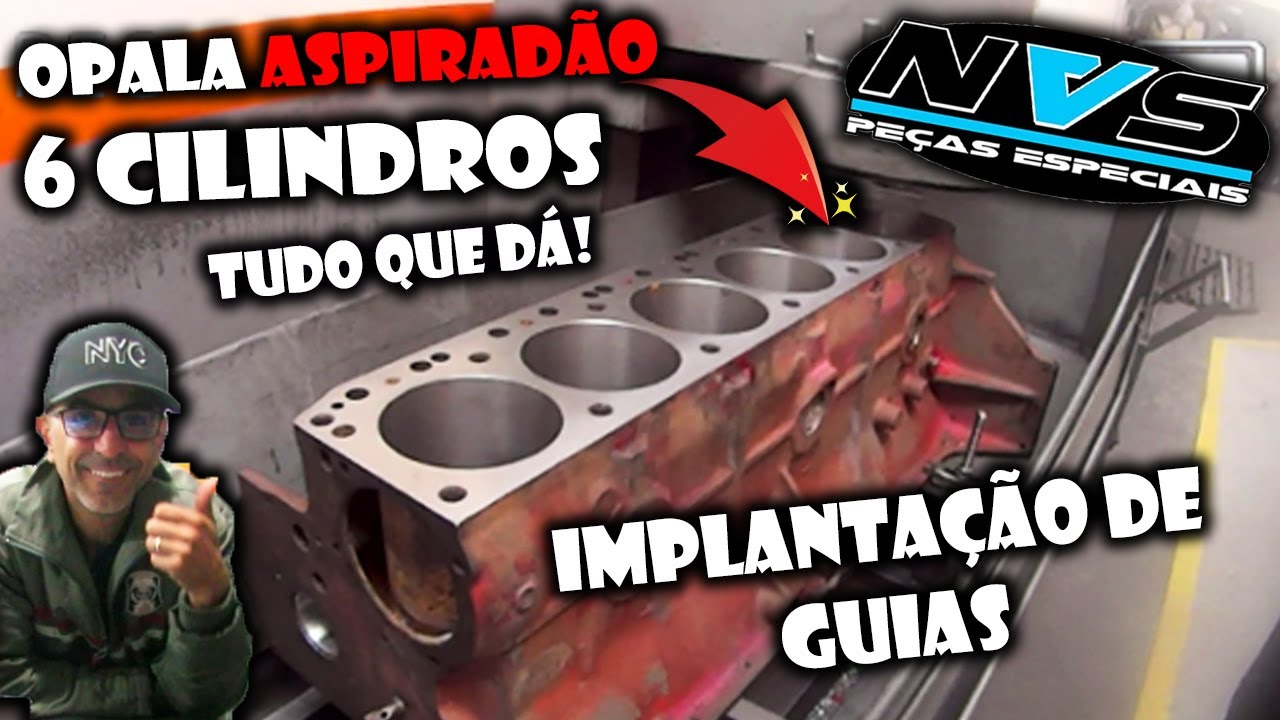 PREPARAÇÃO NO MOTOR 6 CILINDROS DE OPALA ASPIRADO !