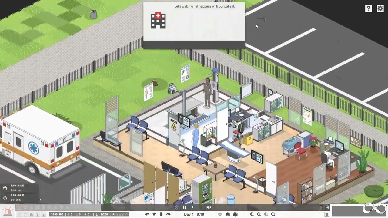 Project Hospital, Tutorial 1 Playthrough