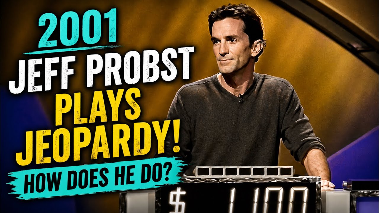 Jeff Probst Plays Jeopardy! How does he do? (2001) Full Episode.